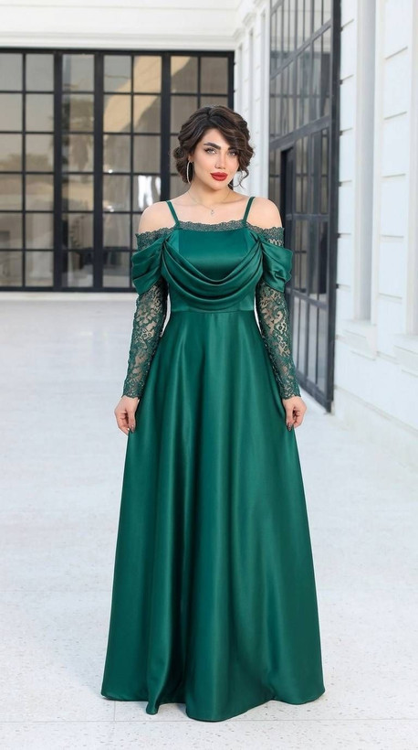 ماکسی مجلسی پرنسا جنس: ساتن زارا گرم بالا