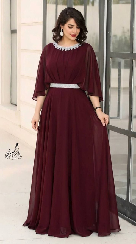 پیراهن خورشید حریر سایز بزرگ