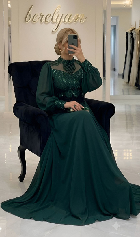 ماکسی مجلسی زمرد
