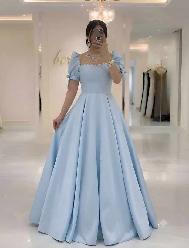 ماکسی مجلسی نبات جنس: ساتن امریکایی نگین دوزی شده